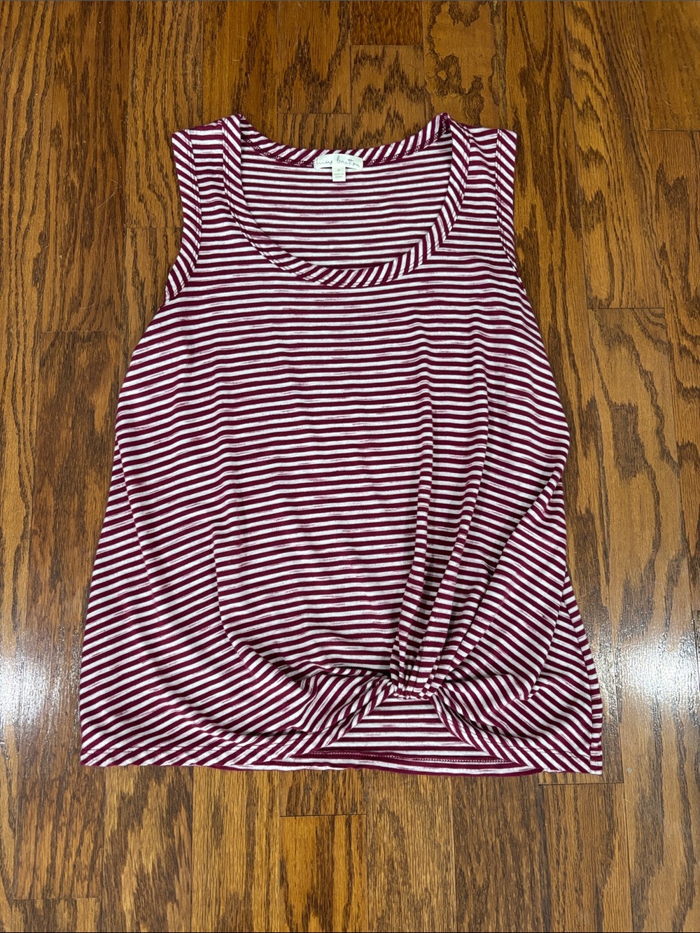 Nine Britton, Women’s, Levie Knot Front Knit Tee, Size M